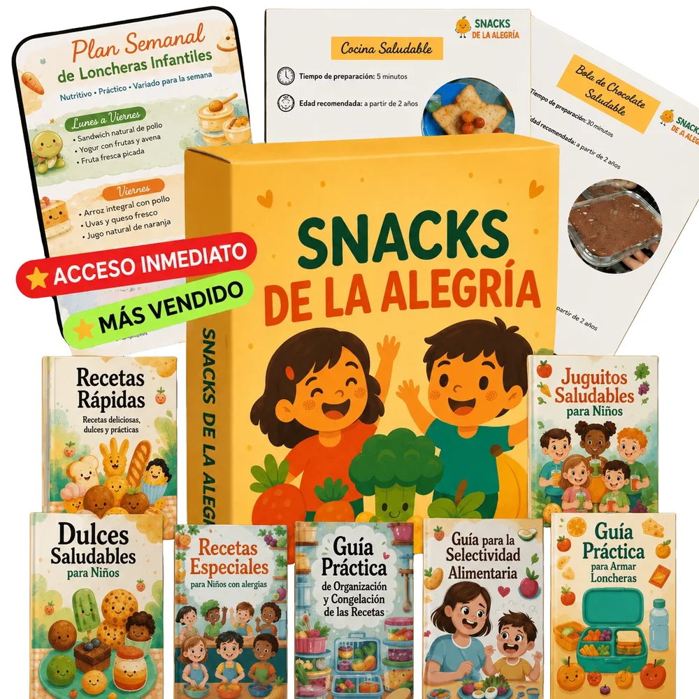 Kit completo Meriendas Felices con guía, bonos y plan semanal